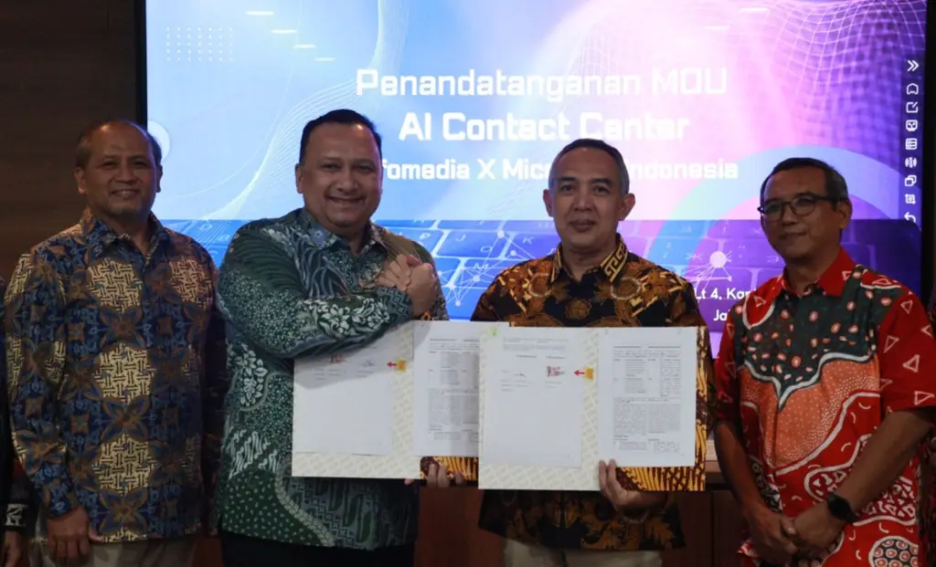 Infomedia Gandeng Global Partner Perkuat Layanan Contact Center berbasis AI